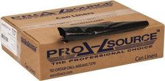 PRO-SOURCE - 1.25 mil Thick, Heavy-Duty Trash Bags - 40" Wide x 46" High, Black - Best Tool & Supply