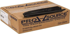 PRO-SOURCE - 0.8 mil Thick, Household/Office Trash Bags - 43" Wide x 48" High, Black - Best Tool & Supply