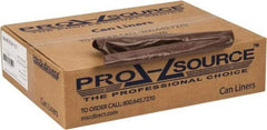 PRO-SOURCE - 0.8 mil Thick, Household/Office Trash Bags - 38" Wide x 58" High, Black - Best Tool & Supply