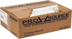 PRO-SOURCE - 0.31 mil Thick, Household/Office Trash Bags - 24" Wide x 33" High, Clear - Best Tool & Supply