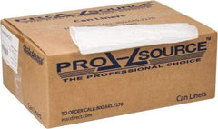 PRO-SOURCE - 0.43 mil Thick, Household/Office Trash Bags - 33" Wide x 40" High, Clear - Best Tool & Supply