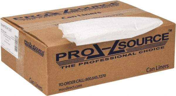 PRO-SOURCE - 0.47 mil Thick, Household/Office Trash Bags - 40" Wide x 48" High, Clear - Best Tool & Supply