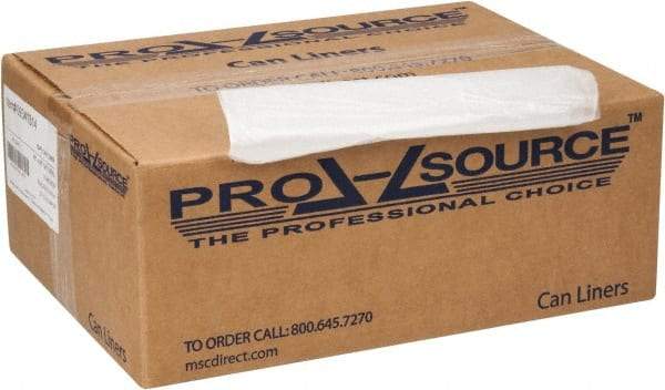 PRO-SOURCE - 0.63 mil Thick, Household/Office Trash Bags - 40" Wide x 48" High, Clear - Best Tool & Supply