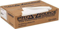 PRO-SOURCE - 0.8 mil Thick, Household/Office Trash Bags - 33" Wide x 39" High, White - Best Tool & Supply