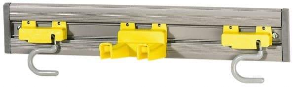 Rubbermaid - 4-1/4" Projection, Plastic Wall Strip Organizer - 18" OAL - Best Tool & Supply