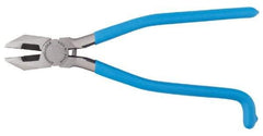 Channellock - 9" OAL, 1-9/32" Jaw Length x 1-1/16" Jaw Width, Ironworker's Pliers - Standard Jaw, Standard Head, Plastic Dipped Handles - Best Tool & Supply