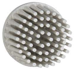 3M - 1" 120 Grit Ceramic Straight Disc Brush - Fine Grade, Type R Quick Change Connector, 5/8" Trim Length - Best Tool & Supply