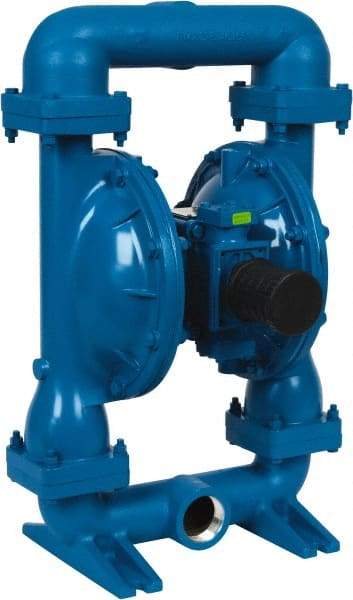 SandPIPER - 2" NPT, Metallic, Air Operated Diaphragm Pump - Buna Diaphragm, Aluminum Housing - Best Tool & Supply