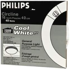 Philips - 40 Watt Fluorescent Tubular 4 Pin Lamp - 4,100°K Color Temp, 2,500 Lumens, T8, 12,000 hr Avg Life - Best Tool & Supply