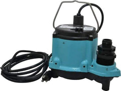 Little Giant Pumps - 1/3 hp, 115 Amp Rating, 115 Volts, Manual Operation, Dewatering Pump - Cast Iron Housing - Best Tool & Supply