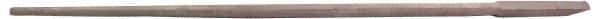 Ampco - 60" OAL Nonsparking Pry Bar - 1-1/4" Wide, Aluminum Bronze - Best Tool & Supply