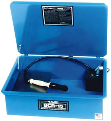 Build-All - Bench Top Solvent-Based Parts Washer - 5 Gal Max Operating Capacity, Steel Tank, 120 Input Volts - Best Tool & Supply