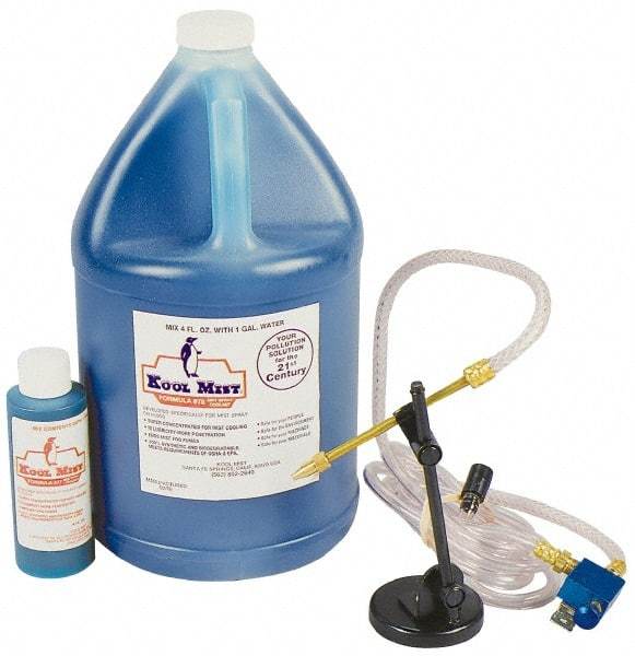 Kool Mist - Tankless Mist Coolant Unit - 4' Coolant Line Length, 4" Hose Length - Best Tool & Supply