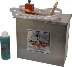 Kool Mist - 1 Outlet, 1 Gal Tank Capacity, Stainless Steel Tank Mist Coolant System - 4' Coolant Line Length, 6" Hose Length, 5/16" Nozzle Diam - Best Tool & Supply