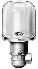 Trico - 1 Outlet, Plastic Bowl, 8 Ounce Constant-Level Oil Reservoir - 1/4 NPT Outlet, 2-5/8" Diam x 6-3/16" High - Best Tool & Supply