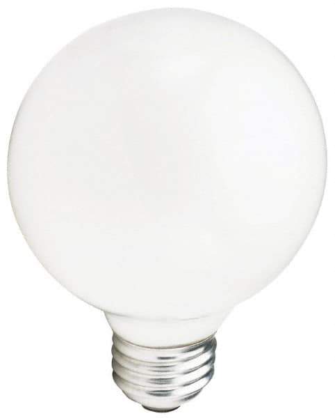 Philips - 40 Watt Incandescent Decorative Medium Screw Lamp - 2,700°K Color Temp, 415 Lumens, 120 Volts, Dimmable, G25, 2,000 hr Avg Life - Best Tool & Supply