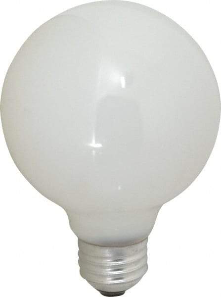 Philips - 25 Watt Incandescent Decorative Medium Screw Lamp - 2,700°K Color Temp, 210 Lumens, 120 Volts, Dimmable, G25, 2,000 hr Avg Life - Best Tool & Supply