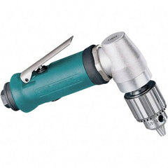 Dynabrade - 1/4" Keyed Chuck - Right Angle Handle, 12,000 RPM, 0.4 hp, 90 psi - Best Tool & Supply