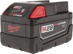 Milwaukee Tool - 28 Volt Lithium-Ion Power Tool Battery - 3 Ahr Capacity, 1 hr Charge Time, Series M28 - Best Tool & Supply