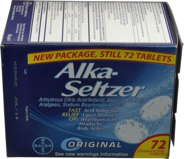 Medique - Original Flavor Alka Seltzer Tablets - Antacids & Stomach Relief - Best Tool & Supply