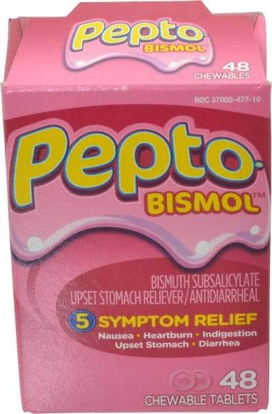 Medique - Pepto Bismol Tablets - Antacids & Stomach Relief - Best Tool & Supply