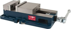 Wilton - 6" Jaw Width, 7-1/2" Jaw Opening Capacity, Horizontal Stationary Machine Vise - Manual Operation, 1 Station, 19-45/64" Long x 6.7" High x 1-3/4" Deep, 2" Jaw Height, 85,000 psi Max Clamp Force, Ductile Alloy - Best Tool & Supply