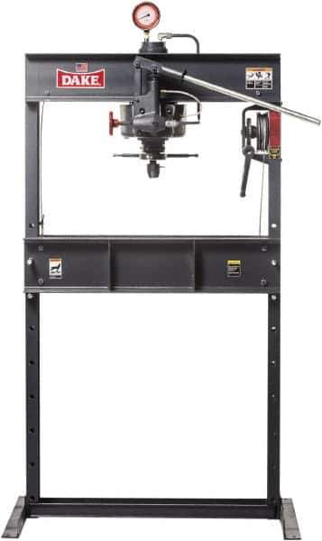 Dake - 75 Ton Manual Shop Press - 4-1/2 Inch Stroke - Best Tool & Supply