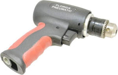 Florida Pneumatic - 3/8" Keyed Chuck - Pistol Grip Handle, 20,000 RPM, 4 CFM, 0.3333 hp, 60-90 psi - Best Tool & Supply