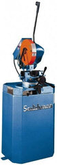 Scotchman - 2 Cutting Speeds, 10-3/4" Blade Diam, Cold Saw - 30 & 60 RPM Blade Speed, Floor Machine, 3 Phase, Compatible with Ferrous Material - Best Tool & Supply