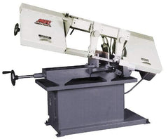 Vectrax - 9 x 14-1/2" Max Capacity, Manual Step Pulley Horizontal Bandsaw - 82, 127, 186 & 300 SFPM Blade Speed, 110/220 Volts, 1-1/2 hp, 1 Phase - Best Tool & Supply