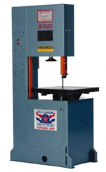 Roll-In Saw - 20 Inch Throat Capacity, Vertical Bandsaw - 70 to 500 SFPM, 2 HP, Three Phase - Best Tool & Supply