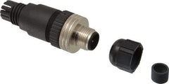 Brad Harrison - 4 Amp, Male Straight Field Attachable Connector Sensor and Receptacle - 30 VAC, 36 VDC, IP67 Ingress Rating - Best Tool & Supply