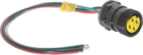 Brad Harrison - 15 Amp, Female Straight Receptacle - IP68 Ingress Rating - Best Tool & Supply