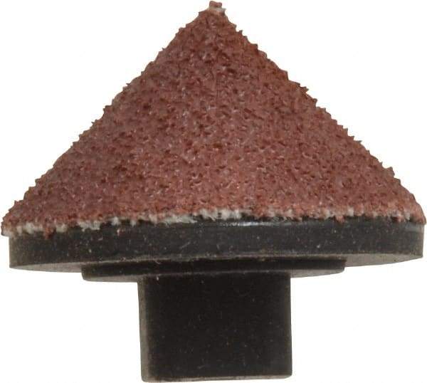 Superior Abrasives - 1/8" Diam 60 Grit 90° Included Angle Center Lap - Aluminum Oxide, Medium Grade, Shank Mounted - Best Tool & Supply