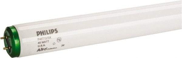 Philips - 40 Watt Fluorescent Tubular Medium Bi-Pin Lamp - 6,500°K Color Temp, 2,325 Lumens, T12, 20,000 hr Avg Life - Best Tool & Supply