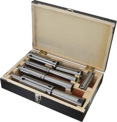 Interstate - 1 to 2" Face Diam, Expanding Lathe Mandrel Set - 3 Pieces - Best Tool & Supply