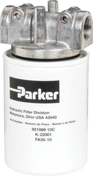 Parker - 3/4 NPTF, 10 Micron, Filter Assembly - Cellulose - Best Tool & Supply