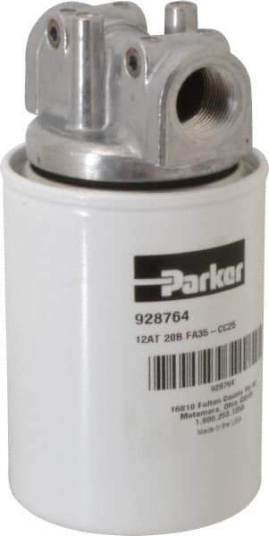 Parker - 3/4 NPTF, 20 Micron, Filter Assembly - Microglass - Best Tool & Supply