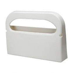 NuTrend Disposables - 500 Capacity White Plastic Toilet Seat Cover Dispenser - 11-1/2" High x 3-1/2" Deep, Holds 2 Half Fold Sleeves - Best Tool & Supply
