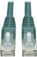 Tripp-Lite - Cat6, 24 AWG, 8 Wires, 550 MHz, Unshielded Network & Ethernet Cable - Green, PVC, 14' OAL - Best Tool & Supply