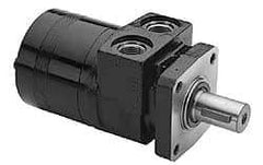 Parker - NPT Thread, 1/2" Port Size, 722 Max RPM, Bi Rotational, 4 Bolt Mount Hydraulic Motor - 1,800 Max psi, 11.9 Cu In Displacement, 180°F Max - Best Tool & Supply