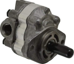 Parker - 3.1 GPM, 7/8-14 UNF-2B SAE Inlet Size, 2,500 RPM, 1/2" Shaft Diam, SAE AA Mount, Hydraulic Gear Pump - 3.15 GPM at 1,800 RPM, 6.3 GPM at 3,600 RPM, 2,500 psi Max Working Pressure, 7/8-14 SAE Port Size - Best Tool & Supply