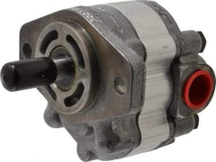 Parker - 4.1 GPM, 7/8-14 UNF-2B SAE Inlet Size, 2,500 RPM, 1/2" Shaft Diam, SAE AA Mount, Hydraulic Gear Pump - 4.07 GPM at 1,800 RPM, 8.14 GPM at 3,600 RPM, 2,500 psi Max Working Pressure, 7/8-14 SAE Port Size - Best Tool & Supply