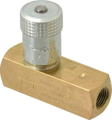 Parker - 3 GPM 1/8 Inlet Brass Hydraulic Control Valve - 1/8-27 Thread - Best Tool & Supply