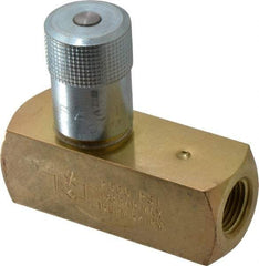 Parker - 15 GPM 1/2 Inlet Brass Hydraulic Control Valve - 1/2-14 Thread - Best Tool & Supply