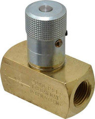 Parker - 15 GPM 1/2 Inlet Brass Hydraulic Control Valve - 1/2-14 Thread - Best Tool & Supply