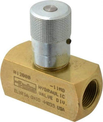 Parker - 25 GPM 3/4 Inlet Brass Hydraulic Control Valve - 3/4-14 Thread - Best Tool & Supply