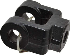 Schrader Bellows - 7/16-20 Thread, Hydraulic Cylinder Female Rod Clevis - 4,250 Lb Capacity - Best Tool & Supply