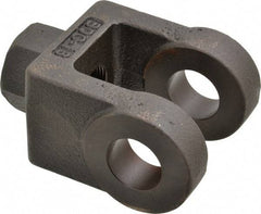 Schrader Bellows - 1-1/4 - 12 Thread, Hydraulic Cylinder Female Rod Clevis - 33,500 Lb Capacity - Best Tool & Supply