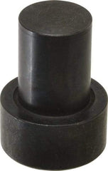 Gibraltar - 1-31/32" OAL, 3/4" Head Height, 1-1/2" OD, Low Carbon Steel, Ground, Press Fit Rest Button - Black Oxide Coating, 1.001" Pin Diam - Best Tool & Supply